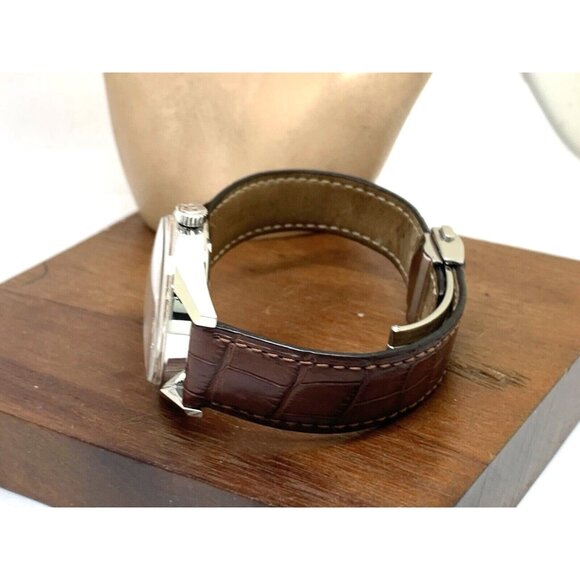 Tag Heuer Men's Watch WV2112 Carrera Re-Edition Swiss Automatic Silver Dial 35mm - Picture 9 of 14